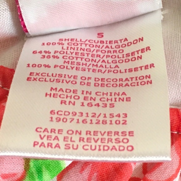 Nannette Girl Pink Floral print Sleeveless Summer Dress size 5. - Picture 4 of 7